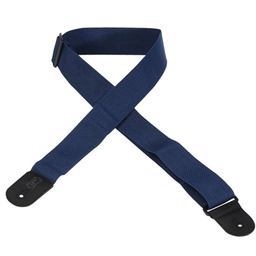 Levys 2" Poly Guitar Strap in Navy - M8POLYNAV