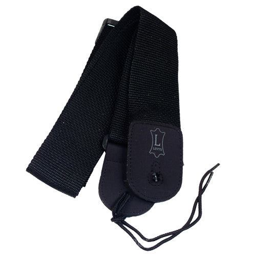 Levys 2" Poly Guitar Strap in Black - M8BLK