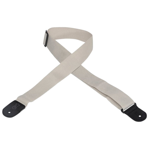 Levys 2" Poly Guitar Strap in Grey - M8POLYGRY