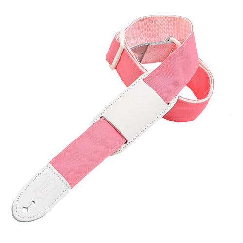 Levys 1-1/2" Poly Youth Guitar / Ukulele Strap in Pink - M8PJGPINK
