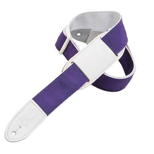 Levys 1-1/2" Poly Youth Guitar / Ukulele Strap in Purple - M8PJGPRP