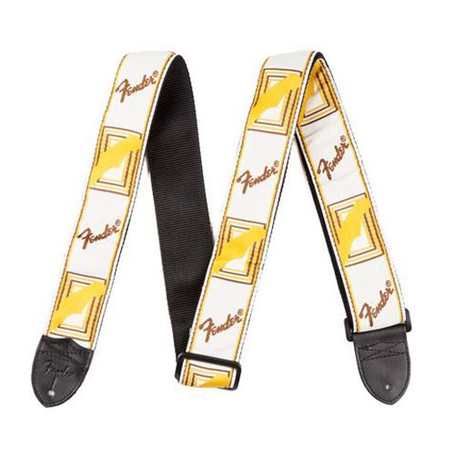 Fender Guitar Strap in White Brown and Yellow - 0990683000