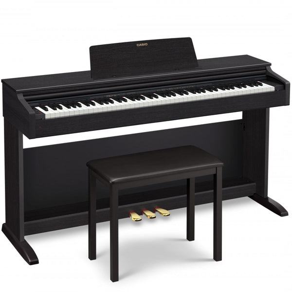 Casio 88-Key Digital Piano Black w/Cabinet Bench& Pedals - AP270BK