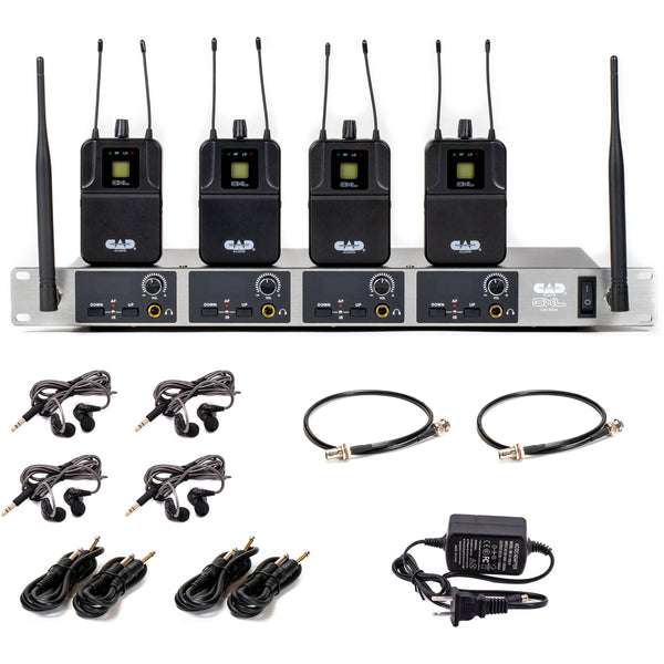 CAD Quad Mix Wireless In Ear Monitor System - GXLIEM4