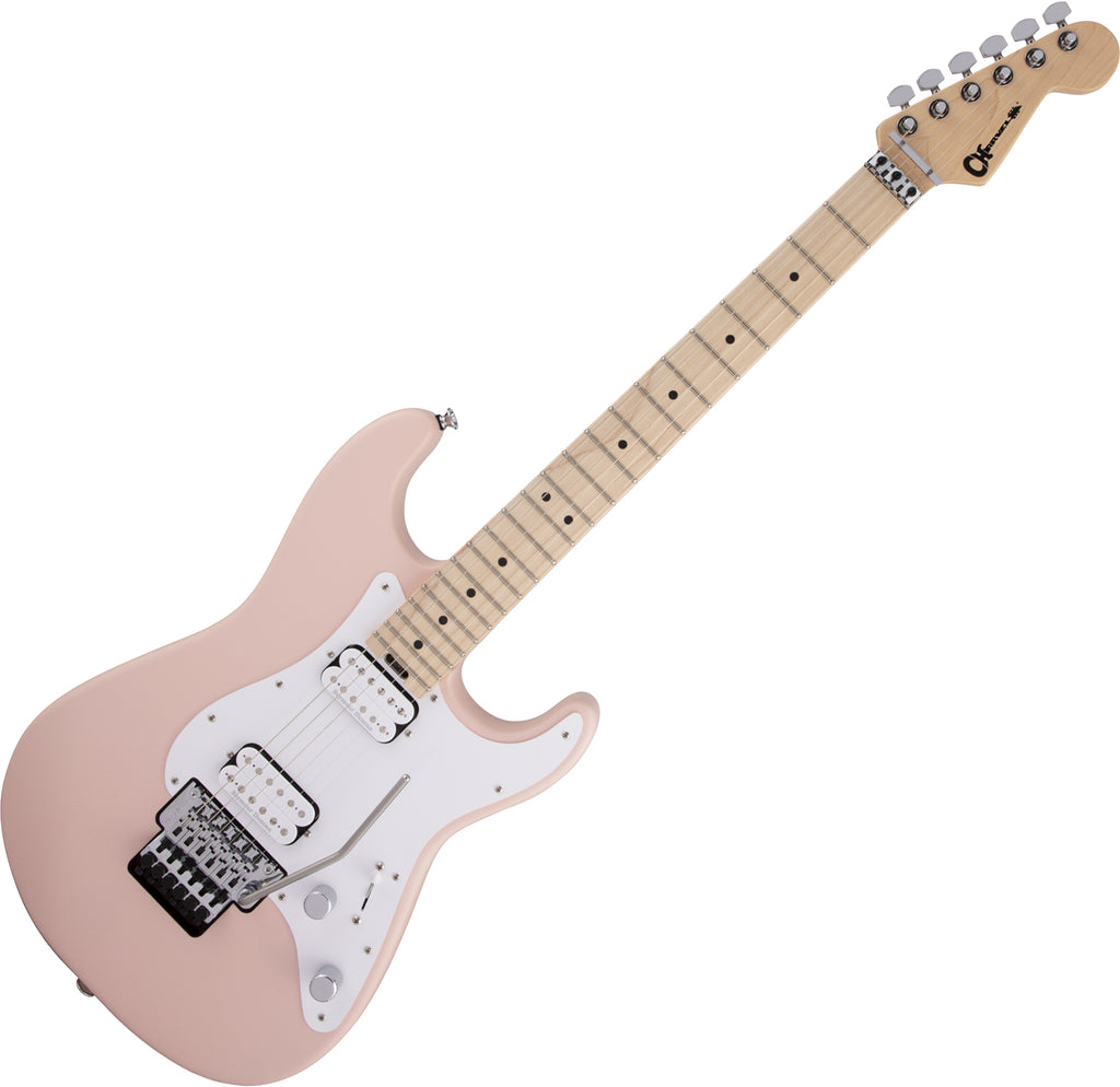 Charvel Pro Mod SC1 Electric Guitar HH Floyd Rose Maple in Satin Shell Pink - 2966031519