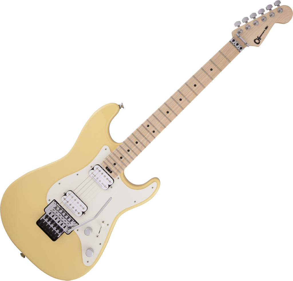 Charvel Pro Mod SC1 Electric Guitar HH Floyd Rose Maple in Vintage White - 2966031555