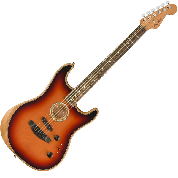 Fender American Acoustasonic Stratocaster Acoustic Electric in 3-Color Sunburst w/Gig Bag - 0972023200