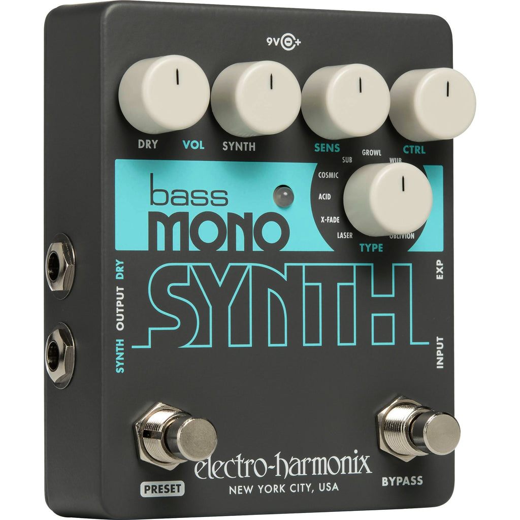 ElectroHarmonix Bass Monophonic Synth Effects Pedal - BASSMONOSYNTH