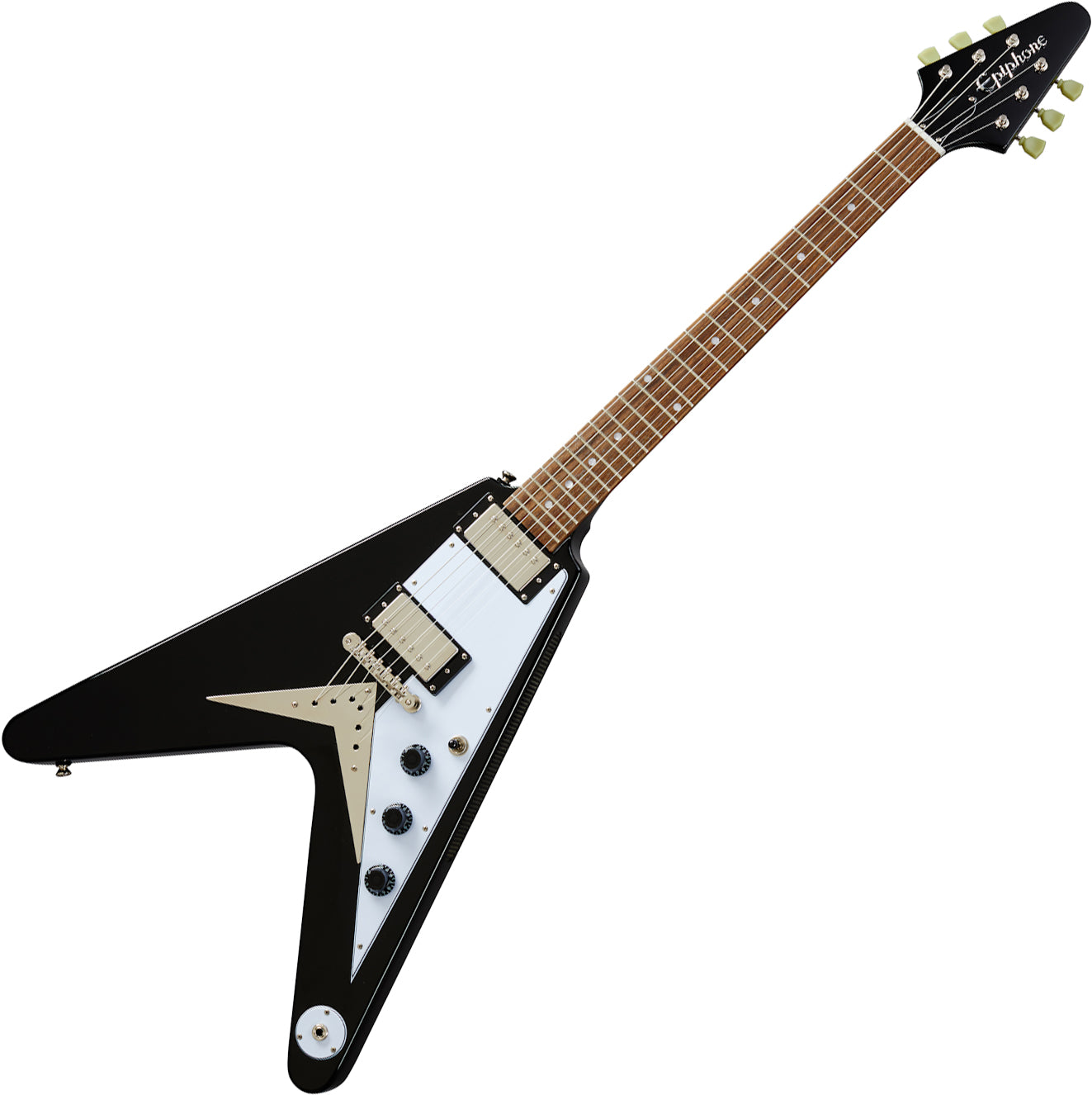 Buy Epiphone Flying V Electric Guitar in Ebony - EIFVEBNH in