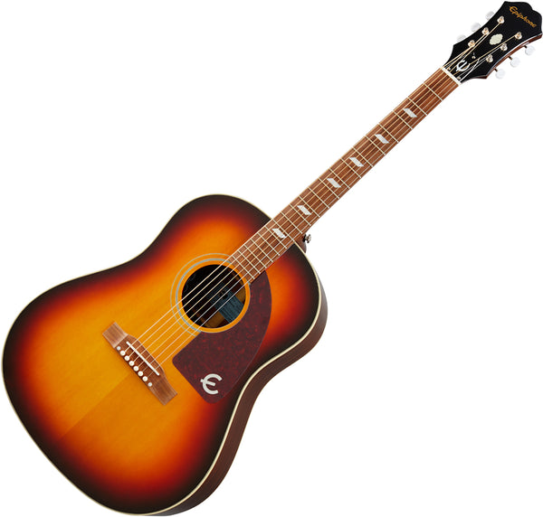 Epiphone Masterbilt Texan Acoustic Electric in Faded Cherry - EMTXFCNH