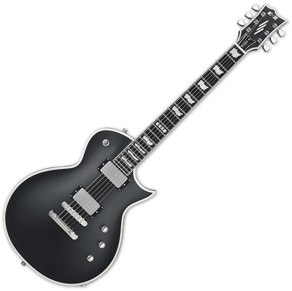 ESP E-II Eclipse BB Electric Guitar in Black Satin - EIIECBBBLKSS