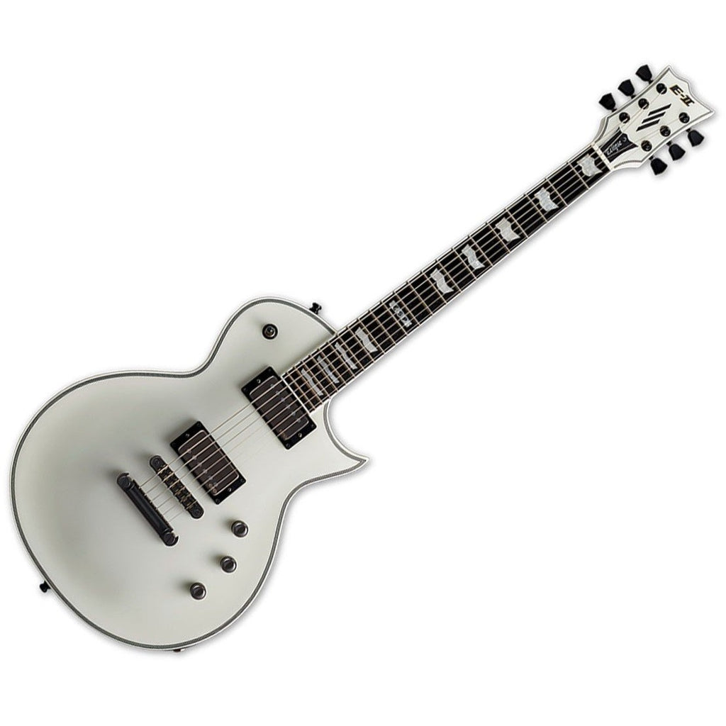 ESP E-II Eclipse Electric Guitar in Snow White Satin w/Case - EIIECSWS