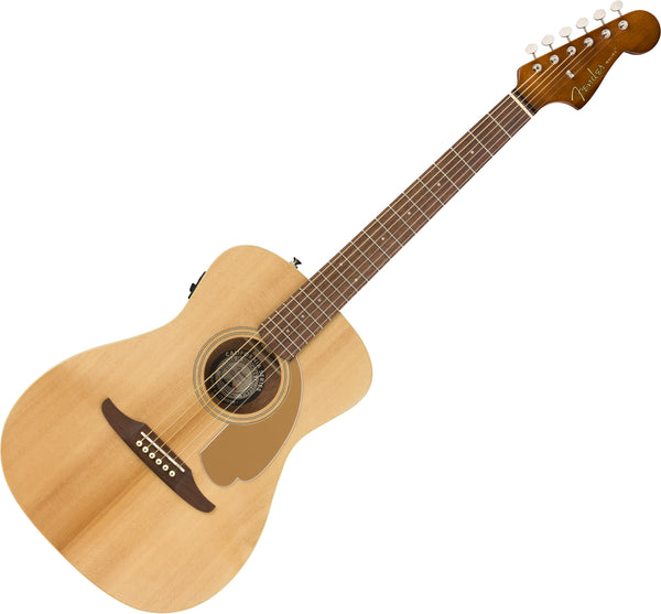 Fender Malibu Player Cutaway Acoustic Electric in Natural - 0970722021