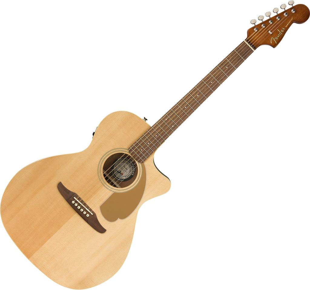 Fender Newporter Player Cutaway Acoustic Electric in Natural - 0970743021