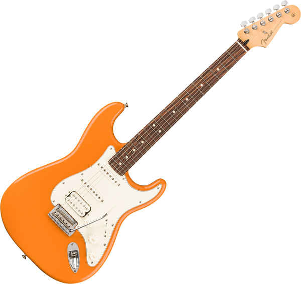 USED Special-Fender Player Stratocaster HSS Electric Guitar in Capri Orange - USD20144523582