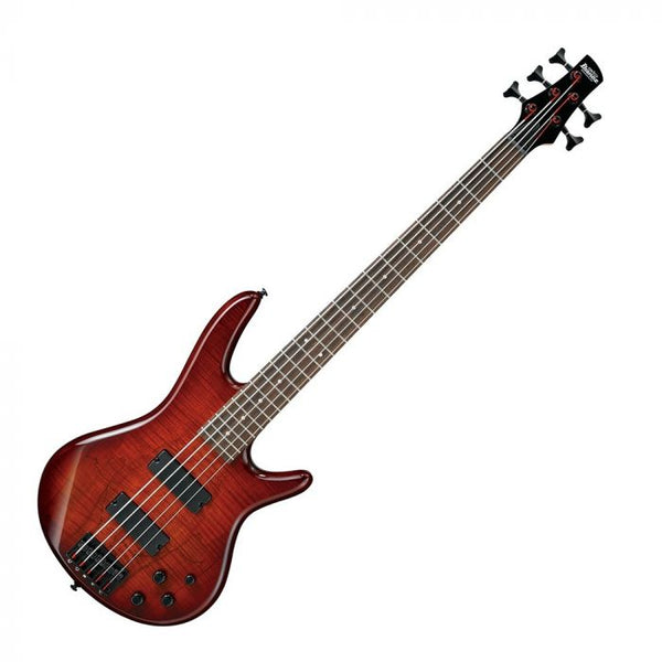 Ibanez Gio SR 5 String Electric Bass in Charcoal Brown Burst - GSR205SMCNB