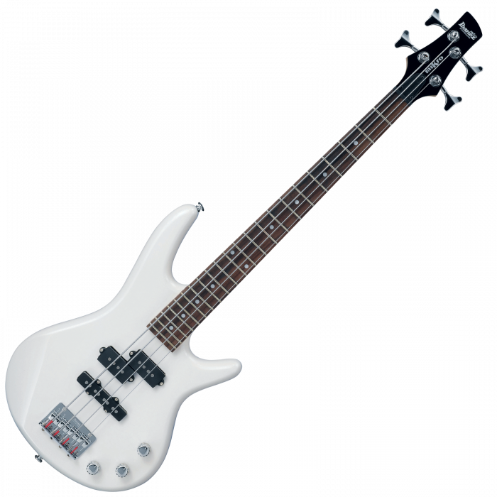 Ibanez Gio SR miKro Short Scale Electric Bass in Pearl White - GSRM20PW