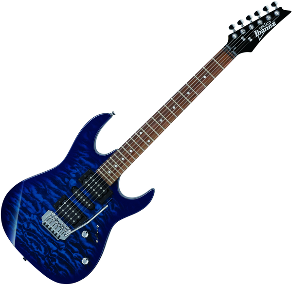 Ibanez GIO Series Electric Guitar HSH in Trans Blue Burst - GRX70QATBB