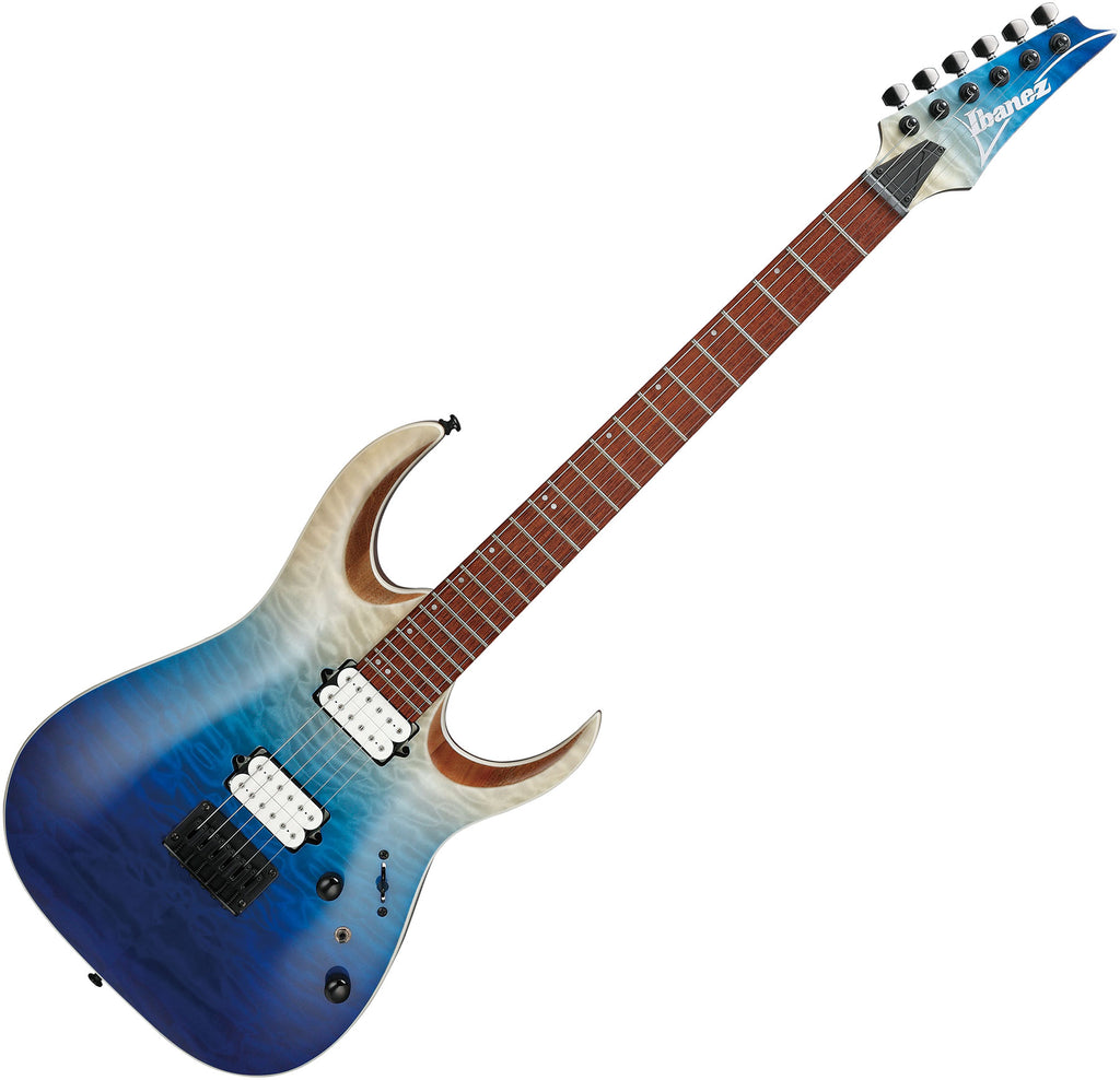 Ibanez RGA High Performance Electric Guitar in Blue Iceberg Gradation - RGA42HPQMBIG