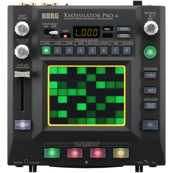 Korg KAOSSILATORPRO Kaossilator Pro+ Dynamic Phrase Synthesizer/Loop Recorder