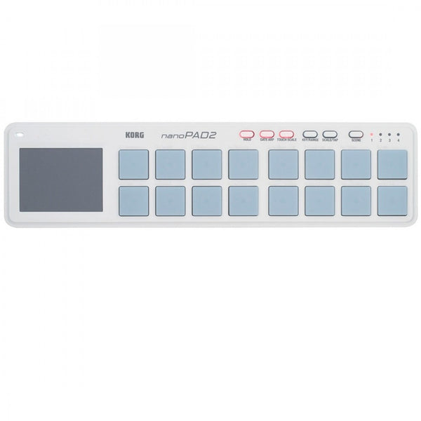 Korg NANOPAD2WH Percussion USB Controller in White