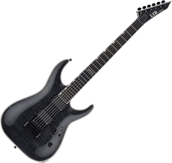 ESP LTD MH-1001 Evertune FM Electric Guitar in See-Thru Black - LMH1000ETFMSTBK