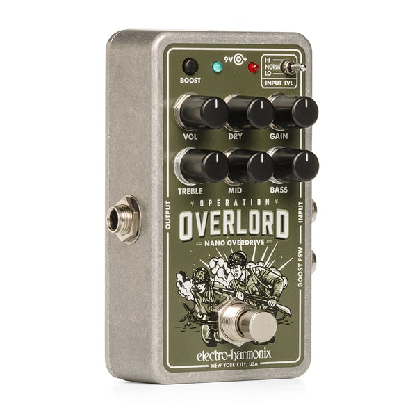 ElectroHarmonix Nano Operation Overlord Allied Overdrive Effects Pedal - OVERLORDNANO
