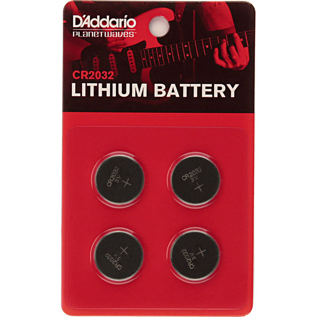 D'Addario Battery 4-Pack - CR2032
