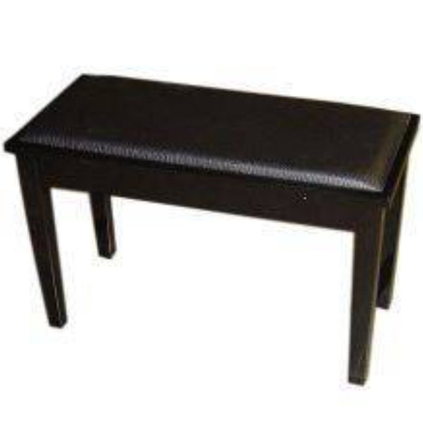 Profile Black Piano Bench with Storage - PPB102C