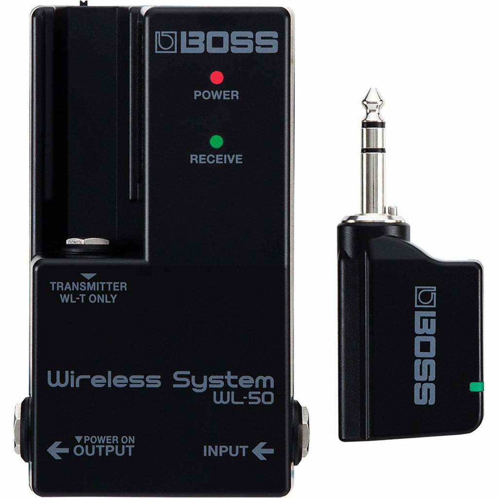 Boss Guitar Wireless Transmitter and Pedal Receiver - WL50