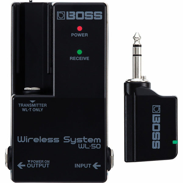 Boss Guitar Wireless Transmitter and Pedal Receiver - WL50