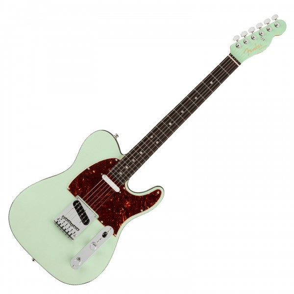 Fender Ultra Luxe Telecaster Electric Guitar Rosewood in Surf Green w/Case - 0118080735