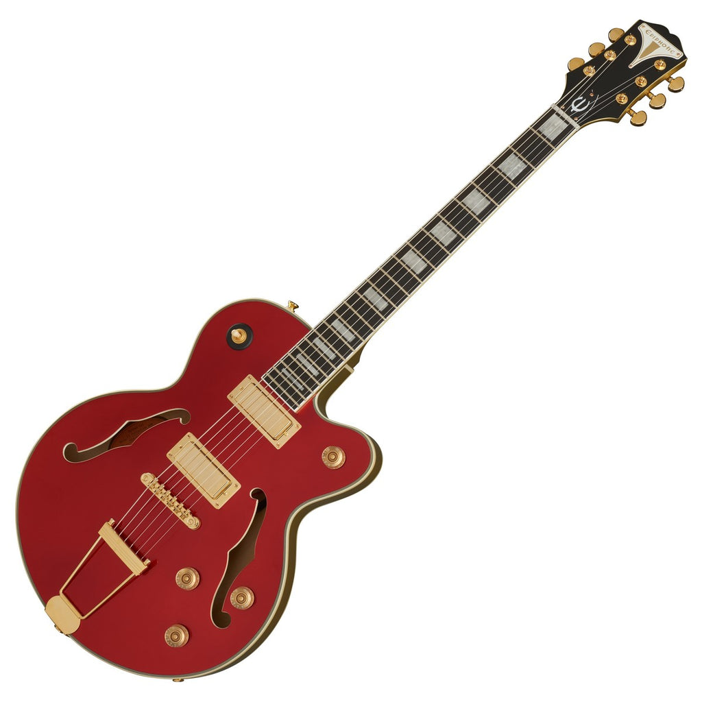 Epiphone Uptown Kat ES Semi Hollow Body Electric Guitar in Ruby Red - ETUKRRGH