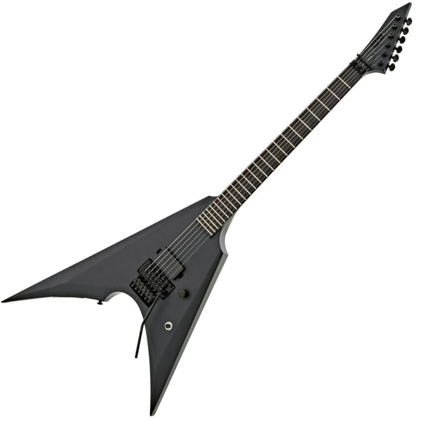 ESP LTD Arrow Black Metal Floyd Rose Electric Guitar in Black Satin - LARROWBKMBLKS