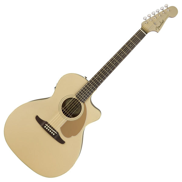 Fender Newporter Player Acoustic Electric in Champagne - 0970743044