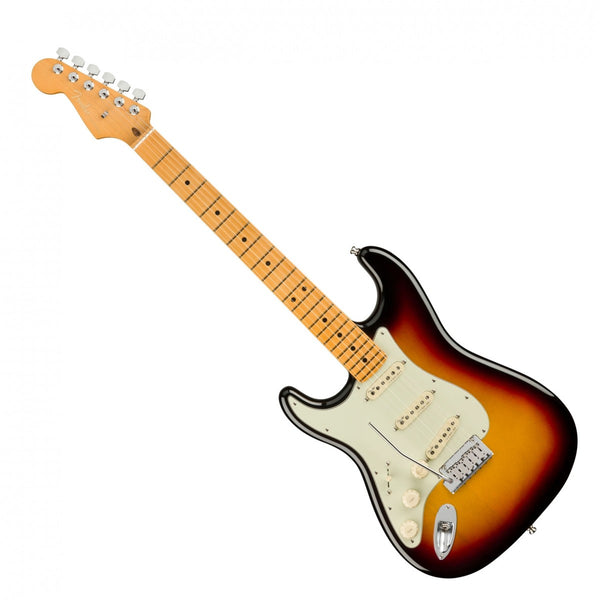 Fender Ultra Stratocaster Electric Guitar Left Hand Maple in Ultraburst w/Case - 0118132712