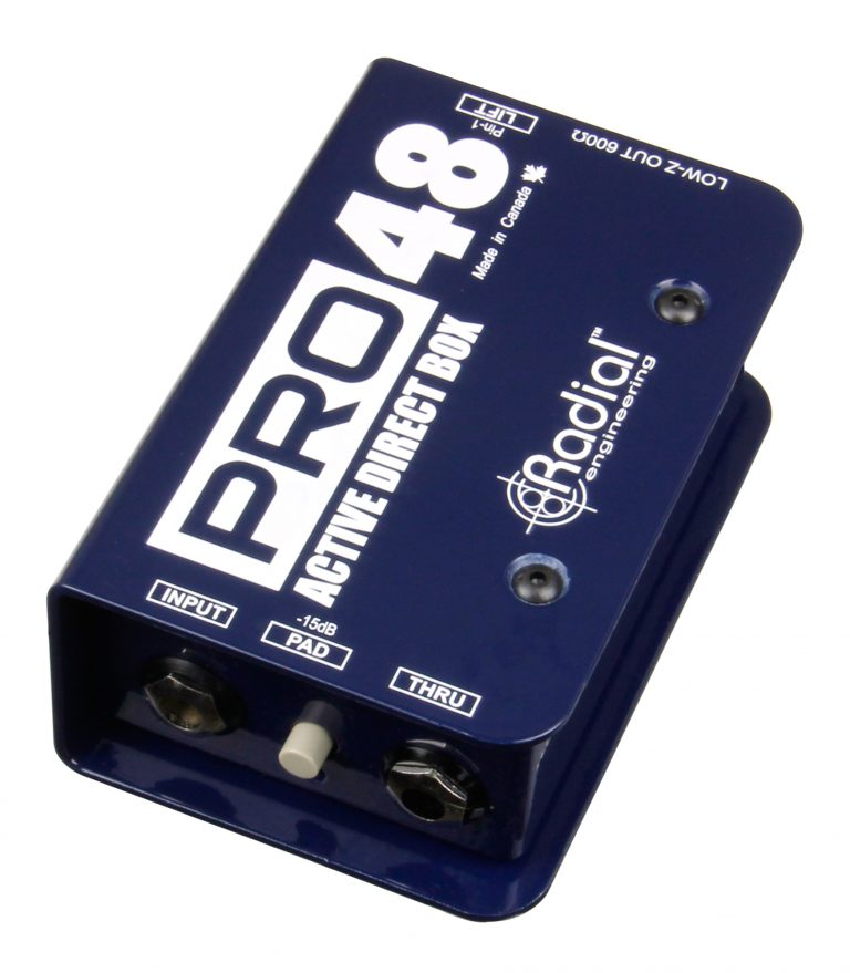 Radial Pro48 Active DI for Acoustic Guitar & Bass - R8001105