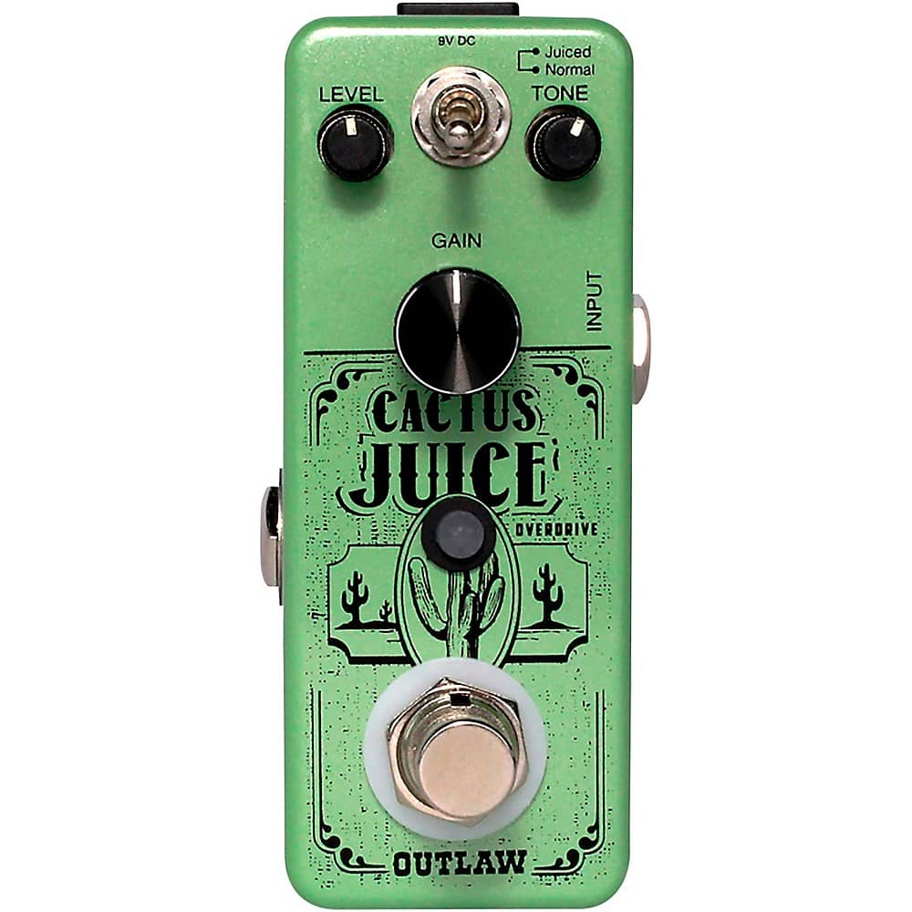 Outlaw Effects CACTUSJUICE 2 Mode Overdrive Effects Pedal