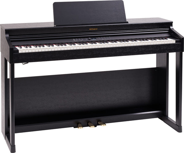 Roland Digital Piano with Stand and Bench in Black - RP701CB