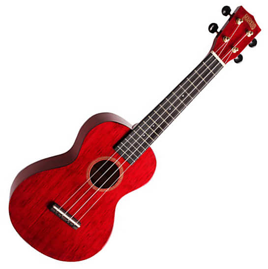Mahalo Hano Series Concert Ukulele in Transparent Red - MH2TWR