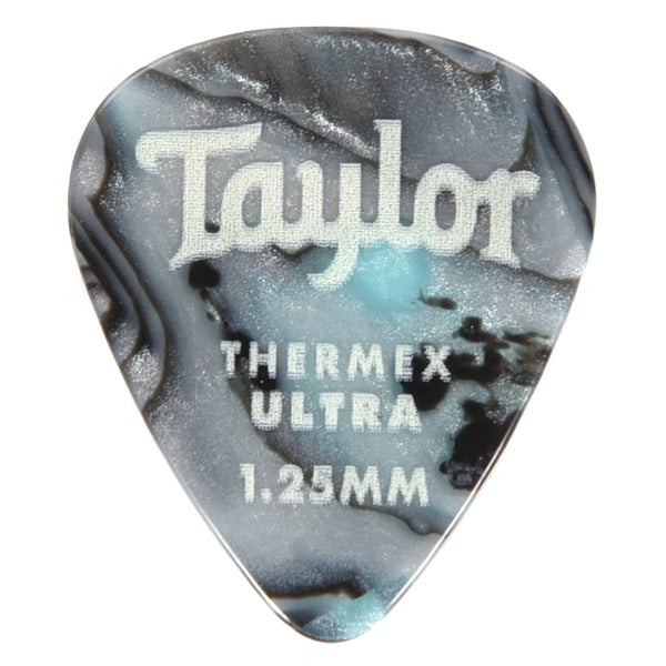 Taylor 80739 Premium Darktone 351 Thermex UItra Picks Abalone 1.25mm  - 6 pack
