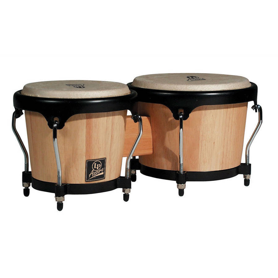 Latin Percussion Aspire Wood Bongos Natural - LPA601AW
