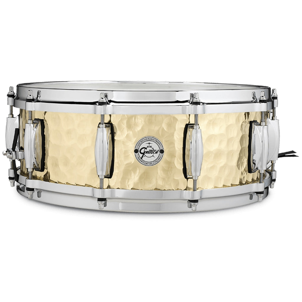 Gretsch S10514BRH 14" x 5" Hammered Brass Snare Drum