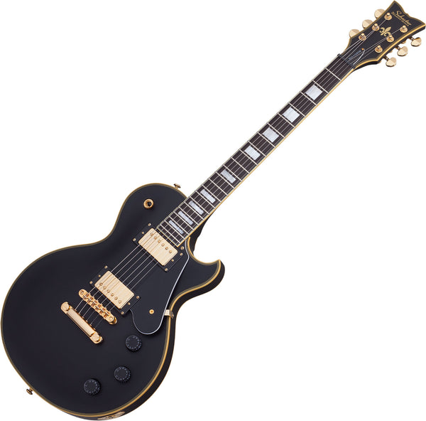 Schecter Solo-II Electric Guitar Custom in Aged Black Satin - 658SHC