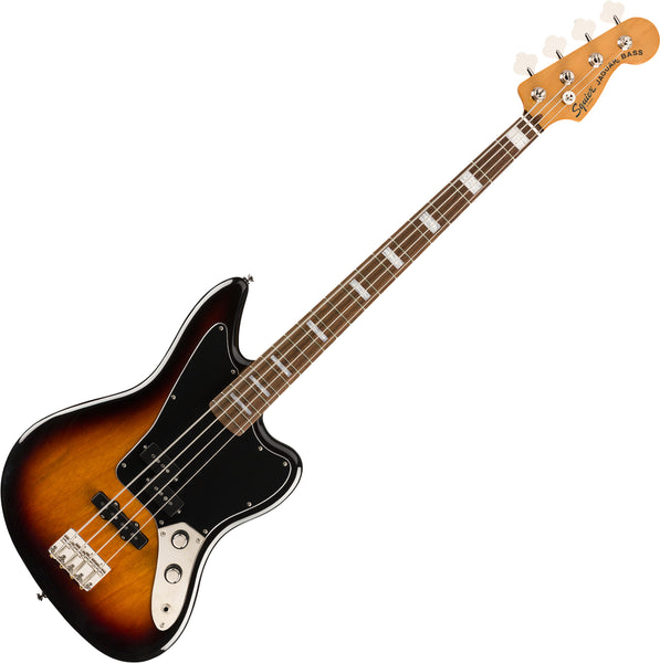 Squier Classic Vibe Jaguar Electric Bass Laurel in 3-Color Sunburst - 0374560500