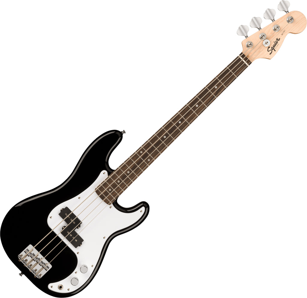Squier Mini P Electric Bass in Black - 0370127506
