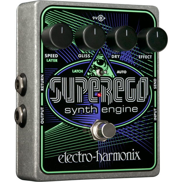 ElectroHarmonix SUPEREGO Polyphonic Synth Effects Pedal