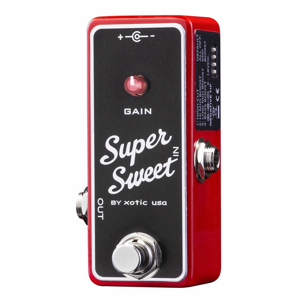 Xotic Super Sweet Booster Boost Effects Pedal - SWEETBOOST